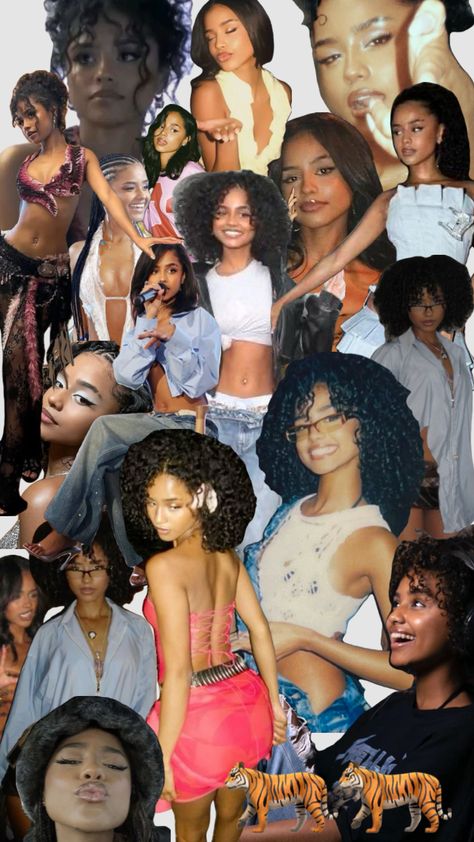 #tyla #beauty #music #🐅🐅 Tyla Icons Aesthetic, Tyla Outfits, Hair Evolution, Coloured People, School Bag Essentials, Earthy Aesthetic, Respect Women, Different Hair, Celebrity Wallpapers