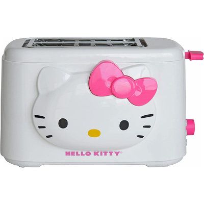 This item is not a toy. | 19th Street 2-Slice Wide Slot Toaster w / Cool Touch Exterior in White, Size 13.0 H x 9.5 W x 8.75 D in | Wayfair 19thStreet8ba6cc0 My Melody Furniture, Sanrio Apartment, Hello Kitty Toaster, Barbie Jeep, Hello Kitty Kitchen, Hello Kitty House, Kitty Stuff, Hello Kit, Ultimate Gift Guide