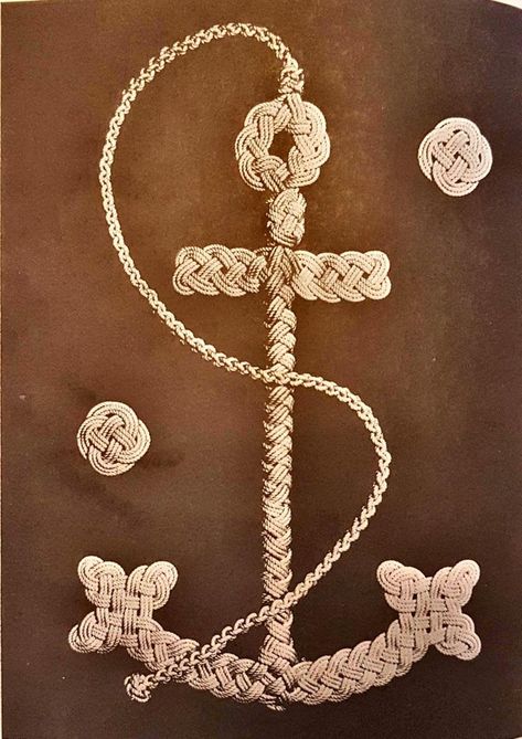 Rope anchor Macrame Anchor, Knot Board, Home Decor Ideas Paper, Macrame Making, Bubble Dog, Paper Flower Wall Hanging, Wall Hanging Ideas, Macrame Jewelry Tutorial, Anchor Rope