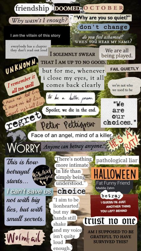 Peter Pettigrew quote board #peterpettigrew #wormtail #marauders Peter Pettigrew, Dont Change, Quote Board, Close My Eyes, All Is Well, The Villain, Do You Feel, Be A Better Person, Aesthetic Iphone Wallpaper