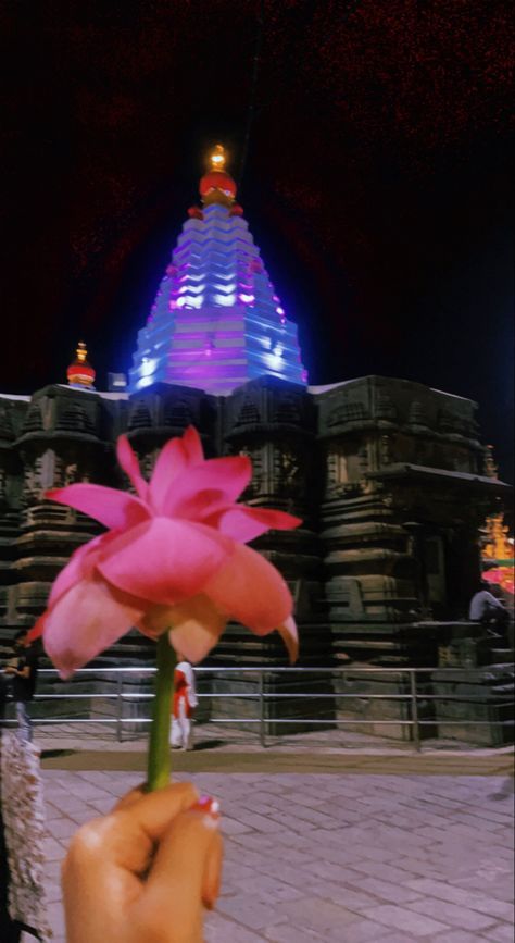 @kolhapur Mahalaxmi Temple Kolhapur, Kolhapur Mahalaxmi, Dream Travel Destinations, Travel Dreams, Eiffel Tower, Travel Destinations, Temple, Table Decorations, Collage