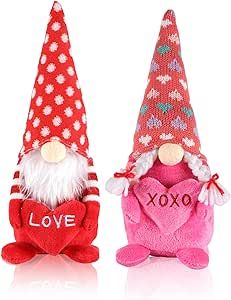 Xoxo Sign, Gnome Crafts, Valentines Surprise, Red Dolls, Valentines Decorations, Feel Loved, Decor Figurines, Valentines Day Gifts For Him, Red Hearts