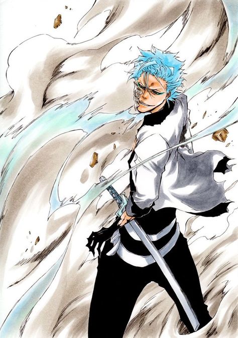 Grimmjow Jeagerjaques Fanart, Grimmjow Jeagerjaques Manga, Grimjaw Bleach, Grimmjow Jeagerjaques, Grimmjow Jaegerjaquez, Ichigo Manga, Bleach Pictures, Ulquiorra Cifer, Tite Kubo