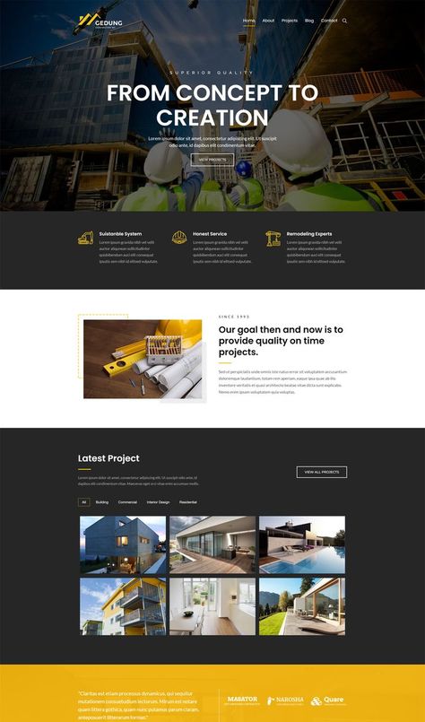 Contractor & Building Construction HTML Website Template Concrete Website Design, Renovation Website Design, Website Design Construction, Contractor Website Design, Construction Company Website Design, Construction Website Design, Construction Company Website, Construction Website Templates, Building Website