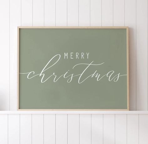 Merry Christmas Print Christmas Decor Christmas Printable - Etsy New Zealand Above Mantel Decor, Neutral Holiday Decor, Merry Christmas Printable, Christmas Printable Wall Art, Christmas Art Projects, Winter Signs, Holiday Poster, Christmas Mantle, Christmas Trends