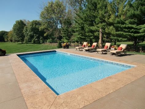 Fiberglass Pool Cost, Vinyl Pools Inground, Inground Pool Cost, Pool Paradise, Landscaping Decor, Pool Oasis, Inground Pool Designs, Pool Inspiration, Pool Cost