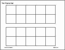 Double+Ten+Frame+Worksheet