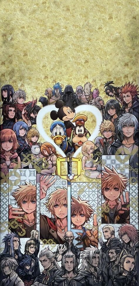 Kingdom Of Hearts Wallpapers, Kh Background, Final Fantasy Wallpaper Iphone, Kh Wallpaper, Sora Wallpaper, Kingdom Hearts 3 Wallpaper, Kingdom Hearts Artwork, Final Fantasy Wallpaper, Kingdom Hearts Aesthetic Wallpaper