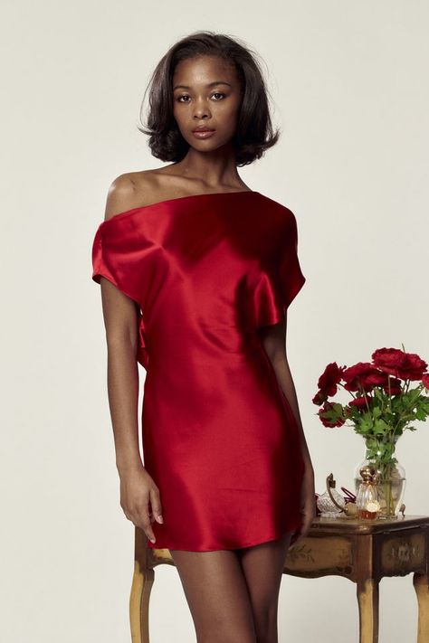 mirror palais Mirror Palais, Rich Girl, Silk Dress, Scarlet, Cute Dresses, Red Dress, What To Wear, Fashion Inspo, Dress Up