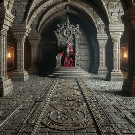 Castle Interior Concept Art, Cathedral Tattoo, Gothic Setting, Interior Concept Art, Environment Reference, Gothic Interior, Triss Merigold, Arch Decor, Fantasy Concept