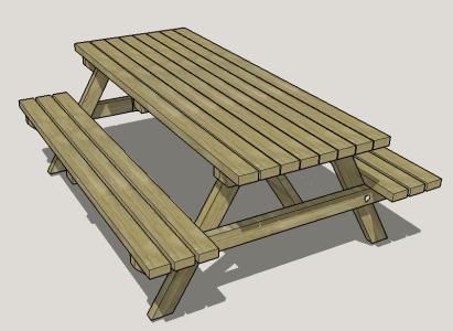 Picnic Table 3D SKP Model for SketchUp Picnic Table, European Style, European Fashion, Sun Lounger, Mood Board, Beer, Outdoor Furniture, The Unit, Social Media