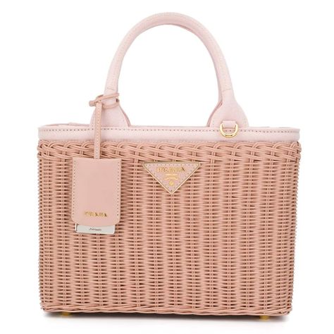 PurseBlog Asks: Would You Buy a Wicker Bag? - PurseBlog Travel Wallet Organizer, Iphone Bag, Bag Prada, Rock Chick, Basket Tote, Designer Tote Bags, Woven Handbags, Wicker Bags, Perfect Handbag