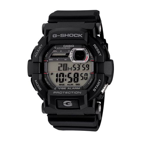 Casio G-Shock Mens Black Strap Watch-Gd400-1, Color: Black - JCPenney Casio G Shock Frogman, G Shock Frogman, New G Shock, G Shock Watches, Countdown Timer, Casio G Shock, Gshock Watch, Men's Watches, G Shock