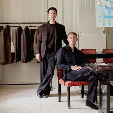 a man and a woman posing for a photo Ben Affleck Kids, Saman Amel, Marry That Girl, Lesbian Fashion, Black Suit Jacket, Swedish Brands, Phoebe Philo, Design Movements, New London