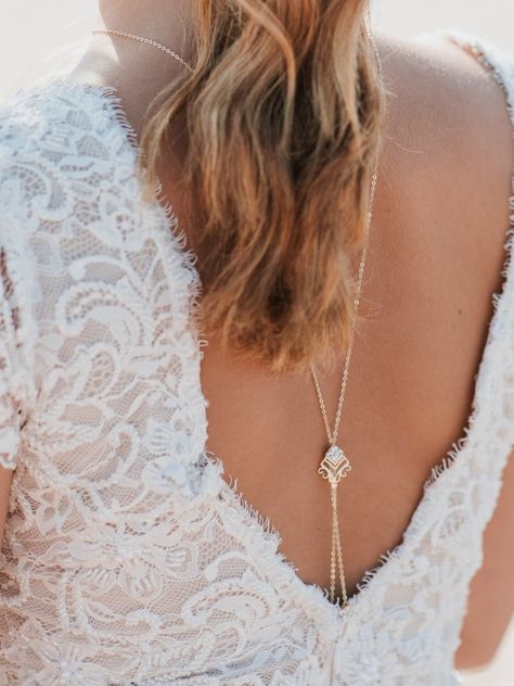 Dainty Back necklace Bridal Backdrop necklace Bridal | Etsy Drop Necklace Wedding, Delicate Wedding Necklace, Bridal Backdrop, Bridal Backdrops, Bridal Backdrop Necklace, Backdrop Necklace, Backdrops Necklace, Jewelry Delicate, Crystal Chandelier Earrings