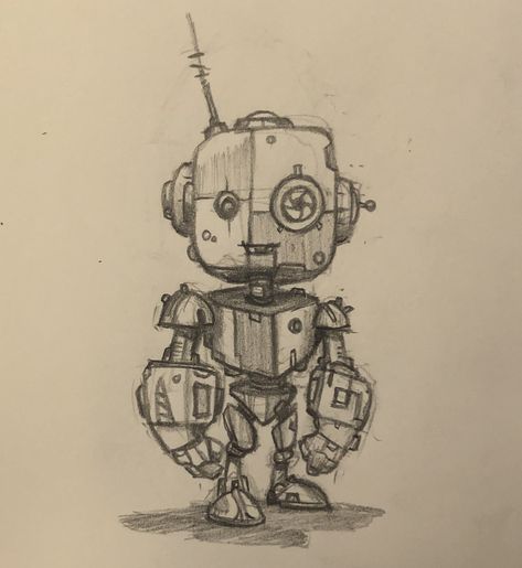 ‪#Robot #minirobot #bot #botbot #droid #cute #cuterobot #sketch #sketchboom #sketchbook #draw #doodle #mikephillipsart #art #illustration #artist 67/365 #cute‬ Cool Robot Art, Robotic Art Drawing, Robot Drawing Aesthetic, Robot Drawing Reference, Technology Art Drawing, How To Draw A Robot, Sci Fi Drawing, Robot Drawing Ideas, Robot Drawing Sketches