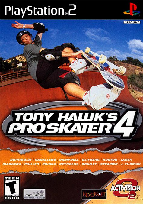 15th Anniversary: Tony Hawk’s Pro Skater 4 by Neversoft  #gaming #games #gamer #videogame #video #game #gamers#Retrogame #retrogamer #retrogames #retrogaming Tony Hawk's Pro Skater, Tony Hawk Pro Skater, Gamecube Games, Silent Hill 2, Pro Skaters, Nintendo Gamecube, Ps2 Games, Last Game, Gta San Andreas