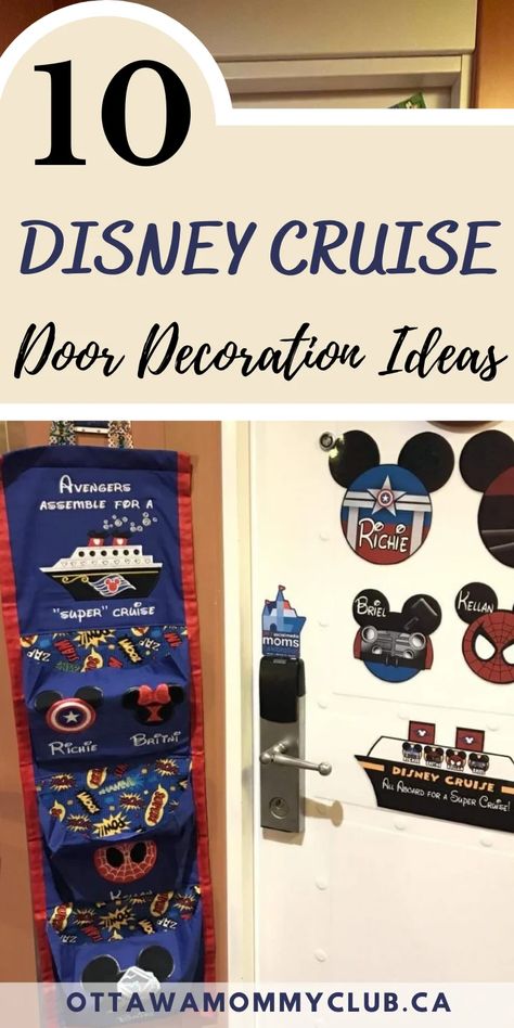 How do you decorate your cabin door on a cruise? With Disney door magnets! These Disney cruise door decoration ideas will be helpful to bring on your Disney cruise vacation. #disneydoormagnets #disneycruise #disneycruisedecorations Disney Cruise Cabin Door Decorations, Disney Wish Cruise Ship Door Decorations, Disney Cruise Cabin Door Decorations Ideas, Disney Cruise Magnet Ideas, Disney Door Decorations Cruise, Disney Wish Door Magnets, Disney Magnets For Cruise Cabin Doors, Disney Wish Cruise Door Decorations, Disney Stateroom Door Decorations