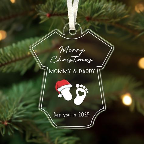 PRICES MAY VARY. Celebrate Your Joy: Commemorate the anticipation and excitement of welcoming a new member to the family with this beautiful ornament. Suitable for baby's first christmas ornament 2024, baby first christmas ornament 2024, babies first christmas ornament 2024, baby's first christmas, baby 1st christmas ornament 2024 Heartfelt Gifting: Perfect for various occasions, this ornament is an ideal choice for first time dad gifts, first time mom gifts, first time grandparents gifts, , mak Pregnancy Announcement For Husband, 2024 Pregnancy Announcement, First Time Grandparents, Grandparents Gifts, First Time Dad Gifts, Parents To Be, Gifts For Expecting Parents, First Time Dad, Expecting Parents