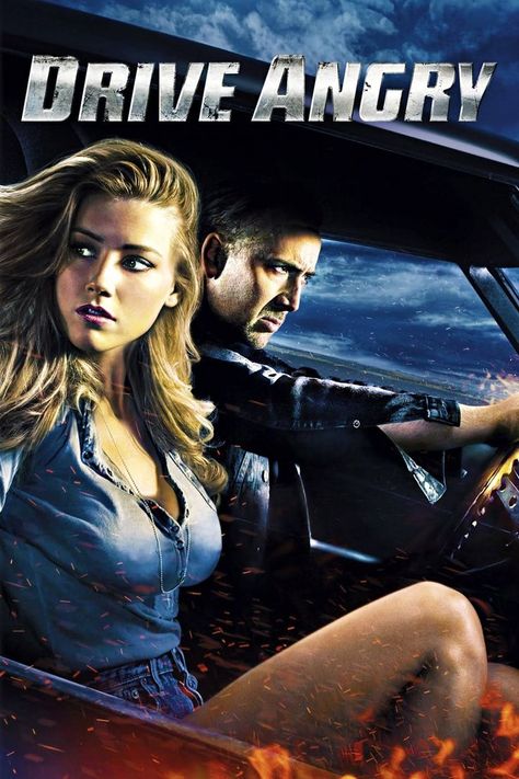 Drive angry (2011) - Patrick Lussier Breakup Party, Nicolas Cage Movies, Drive Angry, Race Against Time, Jack Reacher, Tough As Nails, Drive In Movie, Newly Married Couple, Nicolas Cage