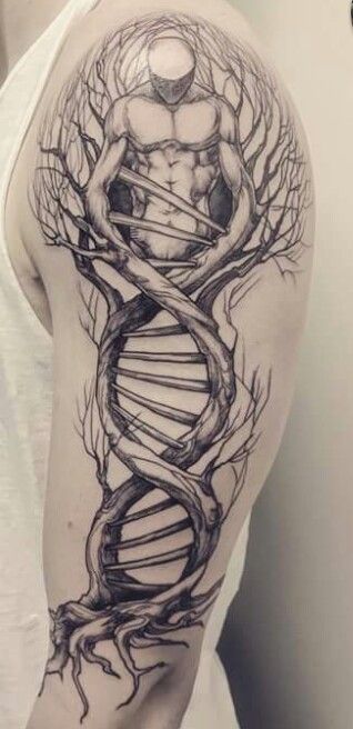 Sumari Tattoo, Ozymandias Tattoo Ideas, Cuneiform Tattoo, Sumerian Tattoo, Sumerian Gods Tattoos, Sumerian Tattoos, Dna Tree Tattoo Design, Neck Tattoos, Shoulder Tattoos