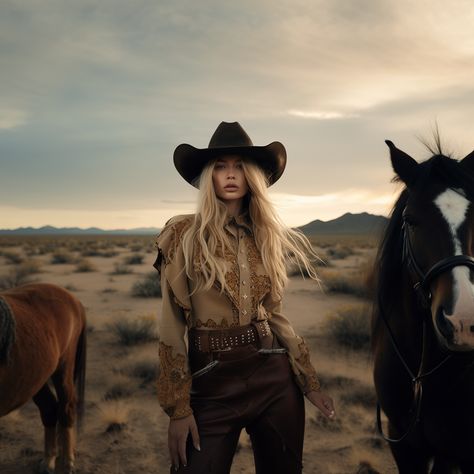 Cowboy Hat Portrait, Western Old Money Aesthetic, Cowgirl Editorial Photoshoot, Cowgirl Horse Photoshoot, Indoor Western Photoshoot, Cowboy Outfit Aesthetic, 70s Western Aesthetic, Cowboy Editorial, Western Fashion Editorial