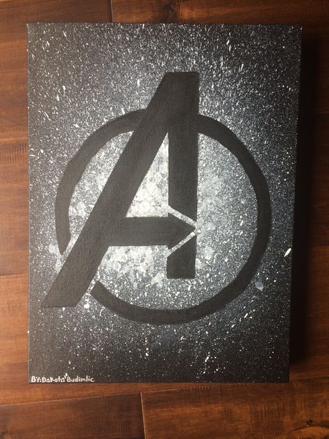 Marvel Simple Painting, Avengers Painting Ideas Easy, Avengers Easy Painting, Marvel Paintings Easy Canvases, Avengers Canvas Painting Easy, Simple Marvel Paintings, Marvel Easy Painting, Thor Painting Easy, Loki Painting Canvas