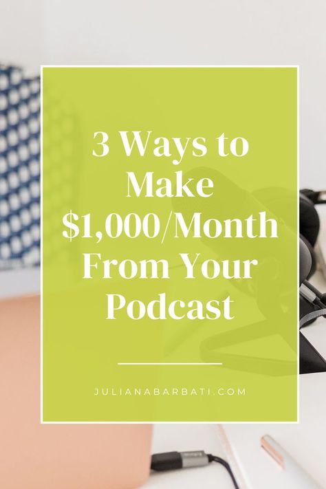 Discover the secret to monetizing your podcast, even with a small audience! This blog reveals three innovative strategies to earn without relying on sponsorships. Learn how simple coaching calls can generate significant income, explore the Etsy market for digital products, and understand how to scale your podcast's earning potential. Ideal for podcasters eager to creatively increase their revenue. Dive in now and begin your journey to podcast profitability Podcast Tips, Revenue Streams, Innovation Strategy, Practical Advice, Digital Products, Earn Money, Make Money, The Secret, Podcast