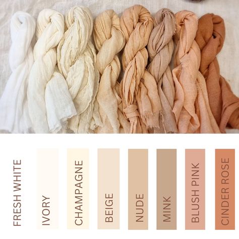 Cheesecloth Gauze Table Runner, Cheese Cloth Table Runner Wedding, Wedding Table Runner Ideas, Champagne Wedding Decor, Neutral Wedding Party, Cheesecloth Table Runner Wedding, Wedding Colour Palettes, Wedding Arbor Rustic, Baby Pink Wedding