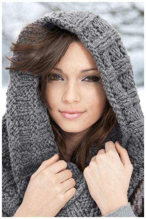 10+ Hooded Cowl Knitting Patterns Free and Paid - Page 3 of 4 Diy Tricot, Infinity Scarf Pattern, Hooded Cowl, شال كروشيه, Cowl Knitting Pattern, Vogue Knitting, Minecraft Pixel Art, Lace Scarf, Scarf Crochet Pattern