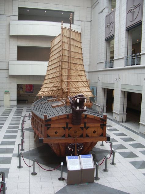 Turtle Ship, Us Submarines, Paddle Wheel, Navi A Vela, Ulsan, Navy Ships, Tall Ships, Model Ships, Water Crafts