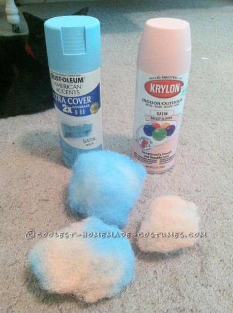 Cotton Candy Costume Kids, Cotton Candy Couple Costume, Cotton Candy Wig Diy, Diy Cotton Candy Decor, Cotton Candy Headband, Cotton Candy Hat, Cotton Candy Costume Women, Diy Fake Cotton Candy, Baby Cotton Candy Costume