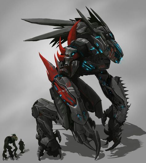 Possible study for Kalasag Monster Verse, Mech Design, Robot Animal, Mech Suit, Battle Suit, Pahlawan Marvel, Cool Robots, Arte Robot, Titanfall