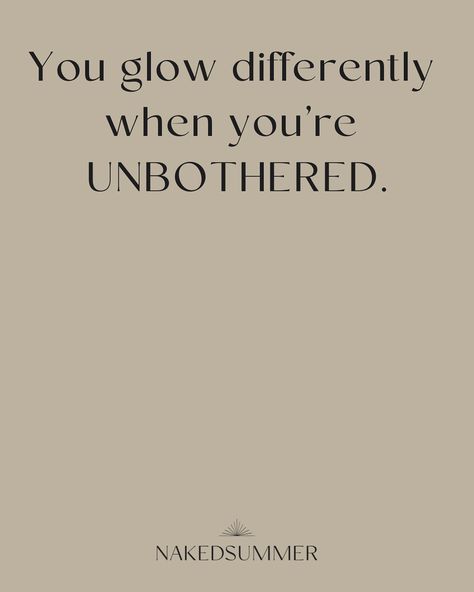 Lowkey a little bothered with the days getting shorter but generally unbothered 🙄 #inspiration #endofsummer #fyp #inspo #nakedsummer Become Unbothered, Hot And Unbothered, Quotes About Being Unbothered, Bothered Quotes, Unbothered Quotes Facts, Unbothered Aesthetic, Unbothered Era, Being Unbothered, Bother Quotes