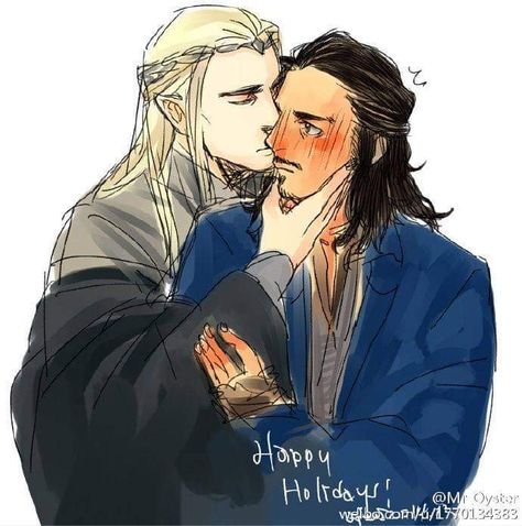 Thranduil X Bard, Thranduil Fanart, Legolas And Aragorn, The Hobbit Thranduil, Tolkien Funny, Middle Earth Art, Lotr Art, Animation Movie, Thranduil