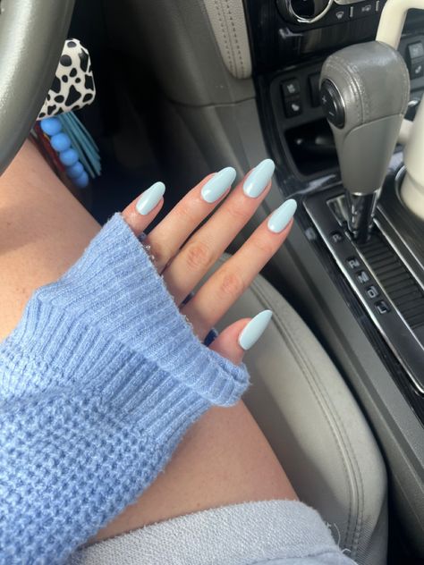 Minty Blue Nails, Summer Grunge Nails, Natural Nail Designs, Pretty Nail Colors, Plain Nails, Summery Nails, Cute Gel Nails, Elegant Nails, Minimalist Nails