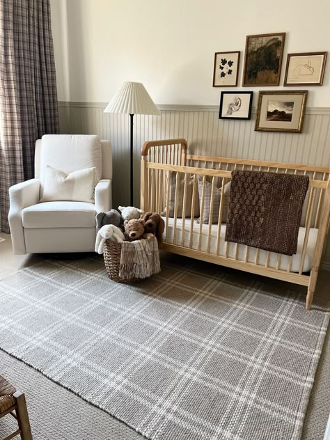 houseonoaklane on LTK Gender Neutral Nursery Ideas, Vintage Nursery Boy, Neutral Nursery Ideas, Nursery Guest Room, Big Bed, Nursery Room Design, Baby Room Inspiration, Baby Boy Room Nursery, Nursery Room Inspiration