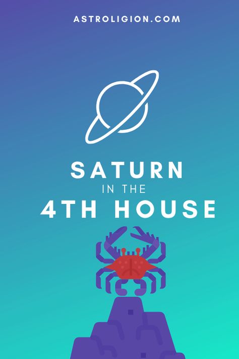 Saturn in House Four Saturn in the 4th House Overview: Saturn in the 4th house is a placement that indicates a very private and reserved disposition with strong attachments to the home and family Saturn Transit, Saturn Return, Aquarius Rising, Leo Rising, Gemini Rising, Strong Faith, Family Roots, Natal Charts, Birth Chart