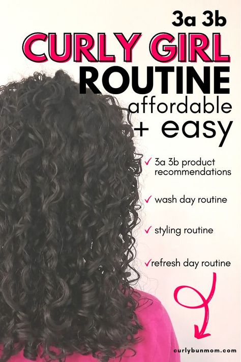 3b Curly Hair Routine, 3a 3b Curly Hair, Frizz Free Curly Hair, Routine Hair Care, 3a Curly Hair, 3b Curly Hair, Healthy Curly Hair, Curl Routine, Healthy Curls