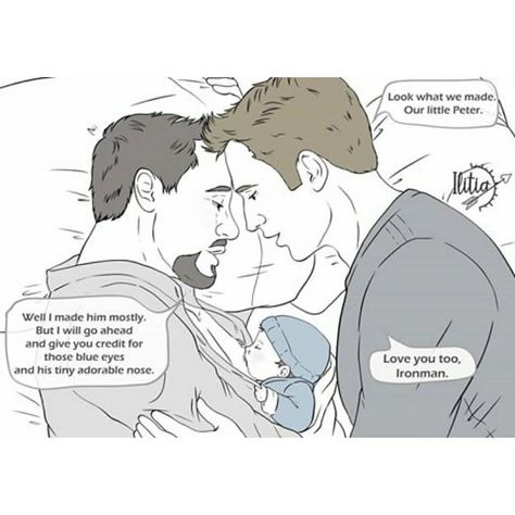 💩Luka💩 on Instagram: “↓ INFORMATION BELOW ↓ • Captain America (Steve Rogers) x Ironman (Tony Stark) with Spiderman (Peter Parker) as their son • Movie/comic: The…” Stony Mpreg, Tony Stark Steve Rogers, Stony Avengers, Stony Superfamily, Avengers Cartoon, Superfamily Avengers, Super Family, Steve And Tony, Marvel Superhero Posters