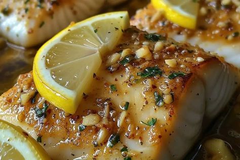 Lemon Butter Garlic Fish Butter Garlic Fish, Butter Fish, Sole Fish, Lemon Fish, Catfish Recipes, Recipes With Naan Bread, Fish Fillets, Fish Recipe, Naan Bread