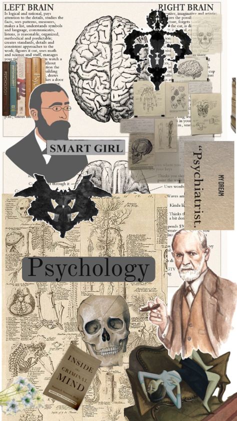 Cover Page For Psychology Project, Psychology Practical File Cover Design, Psychology Cover Page, Psychology Notebook Cover, Psychology Cover Page Ideas, Aesthetic Biology, Students Aesthetic, Psychology Aesthetic, Study Poster