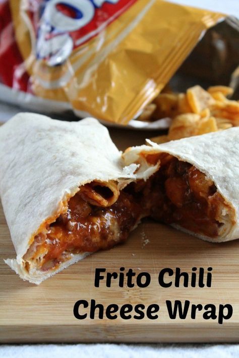 Chili Cheese Crunchwrap, Frito Chili Cheese Wrap, Chili Cheese Frito Burrito, Frito Chili, Cheese Wraps, Lunch Dishes, Get In The Car, Healthy Foods To Make, Frito Pie