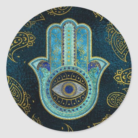 Paisley Background, Background Classic, Art Square, Hamsa Hand, Paisley, Square, Stars