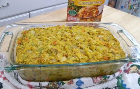 Stove Top Cornbread Stuffing – Soups Ahoy Cornbread Stuffing Casserole, Stove Top Cornbread, Stuffing Mix Recipes, Stove Top Stuffing Recipes, Easy Stuffing Recipe, Cornbread Stuffing Recipes, Braised Pork Ribs, Stove Top Stuffing, Stove Top Stuffing Mix