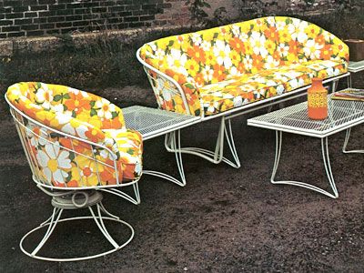 Vintage Outdoor Chairs, 60s Outdoor Furniture, Midcentury Outdoor Furniture, Mcm Patio, Retro Patio Furniture, Vintage Patio Furniture, Retro Patio, Vintage Outdoor Furniture, Vintage Patio