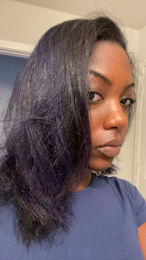 Dye Styles, Purple Hair Highlights, Purple Highlights, Dyed Hair Inspiration, 4c Natural Hair, Hair Rinse, 4c Hairstyles, Natural Hairstyles, Purple Hair