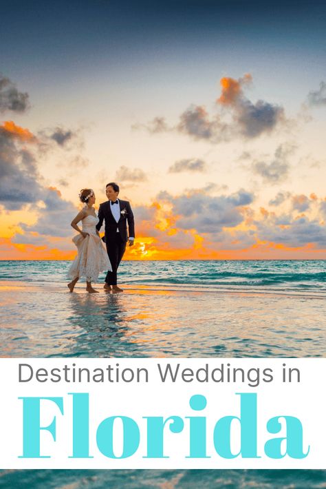 The Best Places for Destination Weddings in Florida Destination Wedding In Florida, Florida Beach Wedding On A Budget, Florida Wedding Venues Beach, Weddings In Florida, Lilac Wedding Bouquet, Wedding 101, Florida Destination Wedding, Wedding In Florida, Beach Wedding Locations