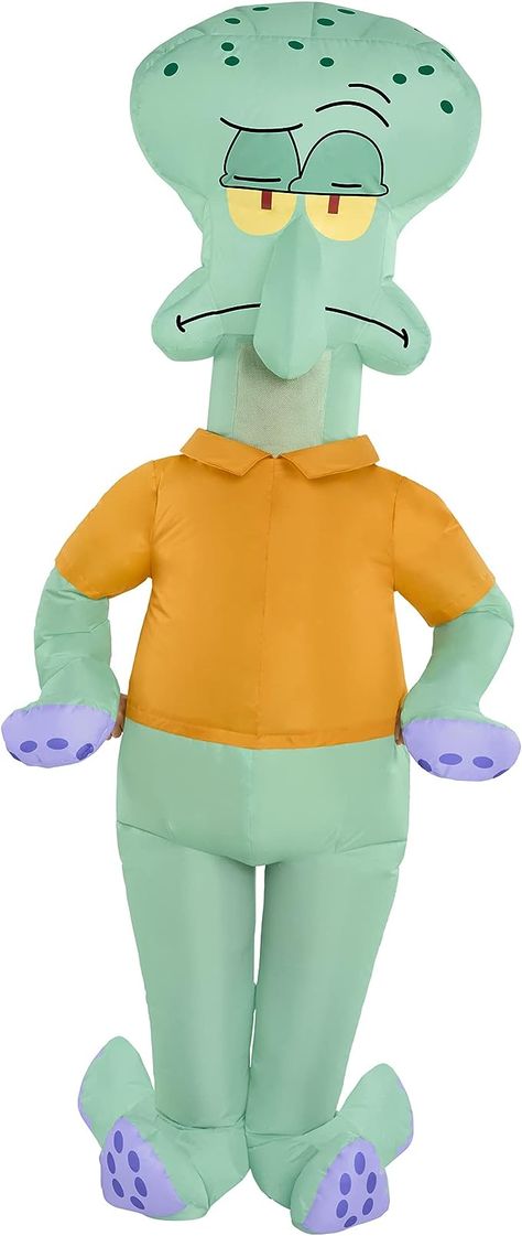 Squidward Costume, Patrick Star Costume, Halloween Spongebob, Spongebob Costume, Spongebob Birthday Party, Mermaid Man, Star Costume, Inflatable Costumes, Halloween Makeup Scary