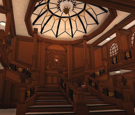 Inside Of Bloxburg House, Haunted Bloxburg House, Bloxburg Haunted House Ideas, Bloxburg School Build Exterior, Haunted House Bloxburg, Bloxburg Haunted House, Building My Dream House, Colonial House Exterior Design, Exterior Colonial House